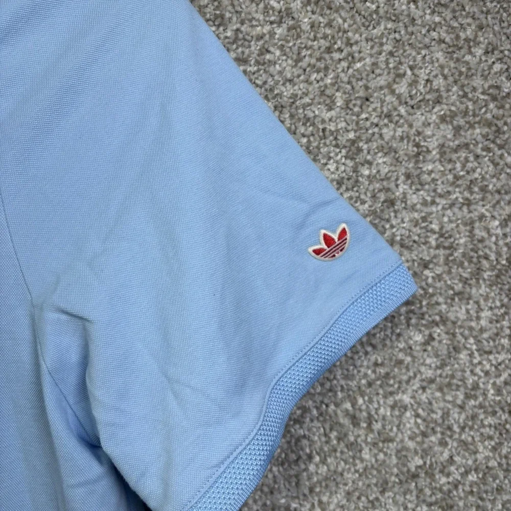 2025 PGA Quail Hollow Shirt Mens XL Blue Golf Polo Adidas Trefoil Tournament